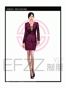 時尚職業(yè)女西服設(shè)計圖844