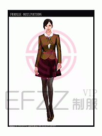 時(shí)尚職業(yè)女西服設(shè)計(jì)圖849