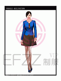 時尚職業(yè)女西服設計圖852