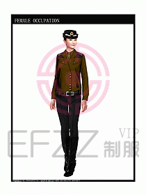 夾克裝保安制服設計圖302