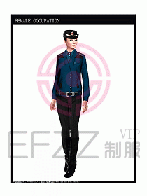 夾克裝保安制服設計圖303