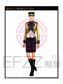 酒店門童制服設計圖733