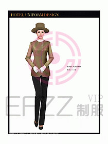 酒店門童制服設計圖755