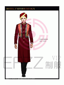 酒店門童制服設計圖759