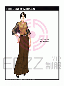 桑拿水療咨客制服設(shè)計(jì)圖271