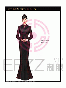 桑拿水療咨客制服設計圖277