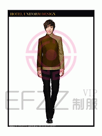 酒店中餐服務員制服設計圖1263
