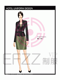 酒店大堂制服設計圖503