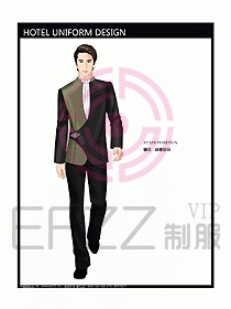 酒店大堂制服設計圖505