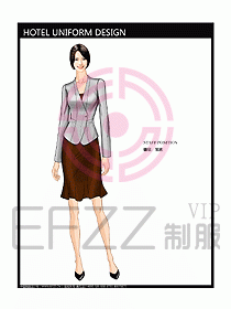 酒店大堂制服設計圖506