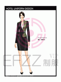 酒店大堂制服設計圖504