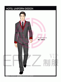 酒店大堂制服設(shè)計(jì)圖519