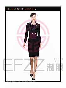 酒店大堂制服設計圖543