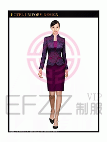 酒店大堂制服設計圖558