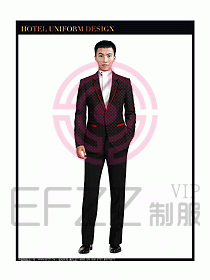酒店大堂制服設計圖574