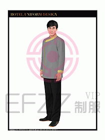 客房服務(wù)員制服設(shè)計圖346