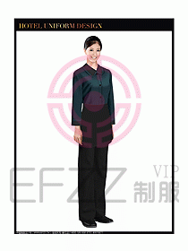 客房服務員制服設計圖355
