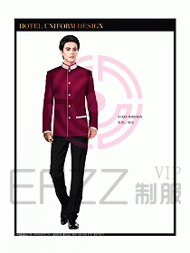 客房服務員制服設計圖370