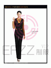 客房服務員制服設計圖375