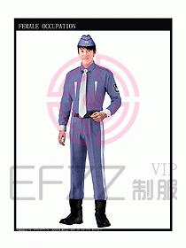 長(zhǎng)袖保安服制服設(shè)計(jì)圖298