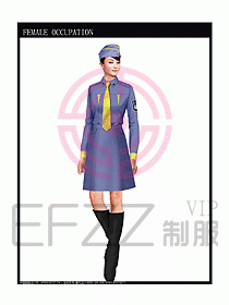 長(zhǎng)袖保安服制服設(shè)計(jì)圖296