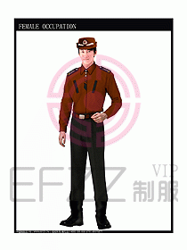 長(zhǎng)袖保安服制服設(shè)計(jì)圖306