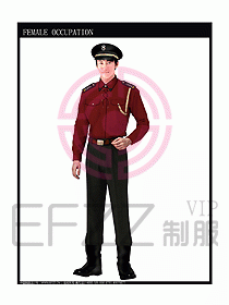 長袖保安服制服設計圖324