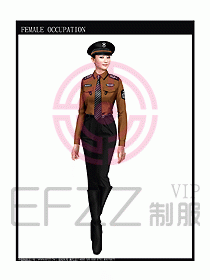 長袖保安服制服設(shè)計(jì)圖384