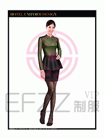 酒店西餐服務(wù)生制服設(shè)計圖781