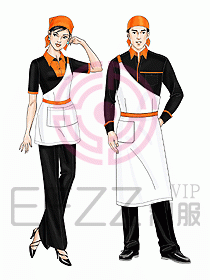 快餐廳制服設計圖010