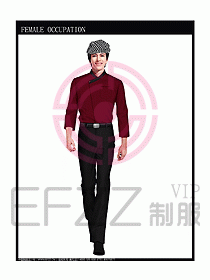 快餐廳制服設計圖034
