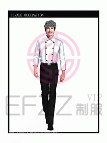 快餐廳制服設計圖048