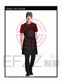 快餐廳制服設計圖046