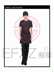 快餐廳制服設(shè)計圖059