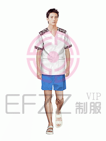 水區更衣服務員制服設計圖122