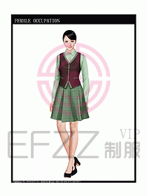 快餐服務(wù)生制服設(shè)計圖073