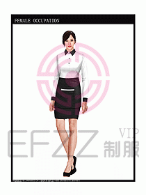 快餐服務生制服設計圖086
