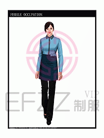 快餐服務生制服設計圖091