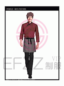 快餐服務(wù)生制服設(shè)計(jì)圖123