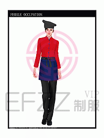 快餐服務生制服設計圖153