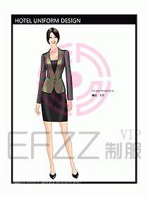 酒店經理服裝設計圖341