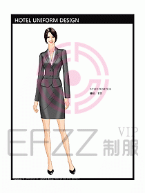 酒店經(jīng)理服裝設(shè)計(jì)圖343