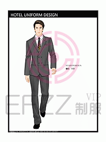 酒店經理服裝設計圖346