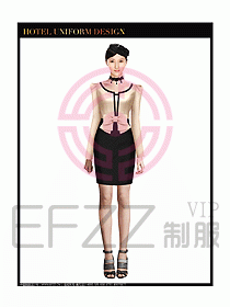 女秋冬職業裝設計圖858