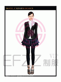 女秋冬職業裝設計圖877