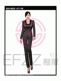 女秋冬職業(yè)裝設(shè)計(jì)圖935