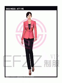 女秋冬職業裝設計圖934