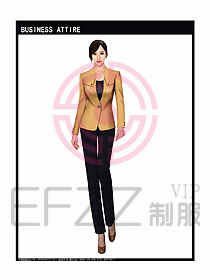 女秋冬職業裝設計圖933