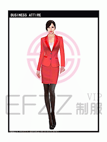 女秋冬職業裝設計圖945