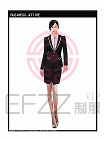 女秋冬職業裝設計圖949